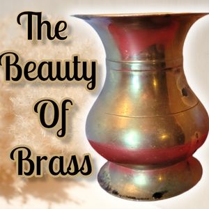 Vintage Vase Rustic Bachman's Brass Bud Vase Flowers Shabby Chic